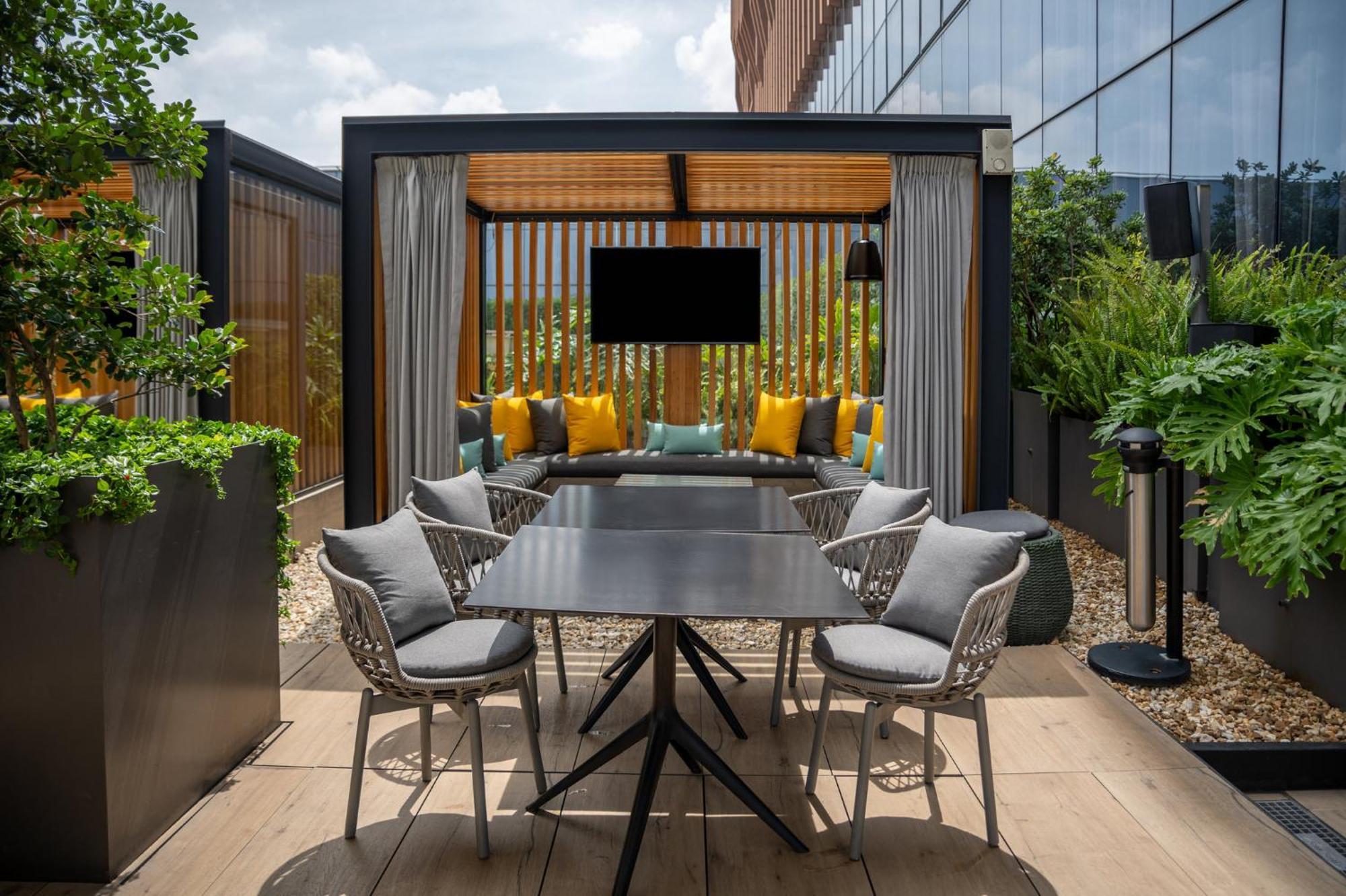 Fiesta Americana Viaducto Aeropuerto 멕시코 시 외부 사진 The Terrace at The Westin