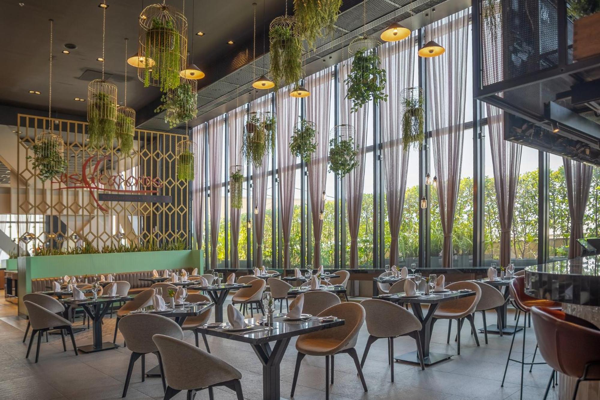 Fiesta Americana Viaducto Aeropuerto 멕시코 시 외부 사진 Restaurant interior