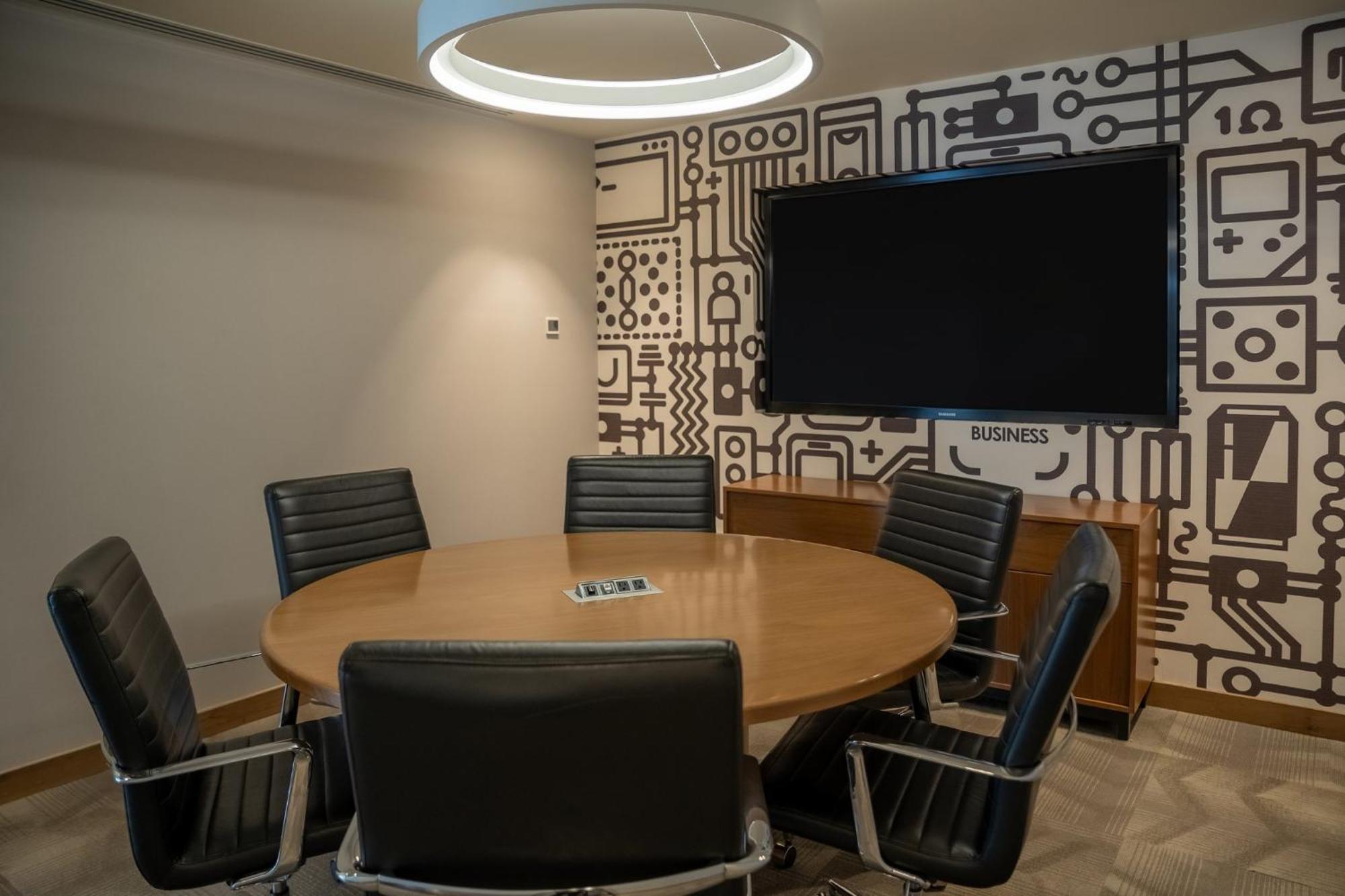 Fiesta Americana Viaducto Aeropuerto 멕시코 시 외부 사진 A meeting room at the hotel