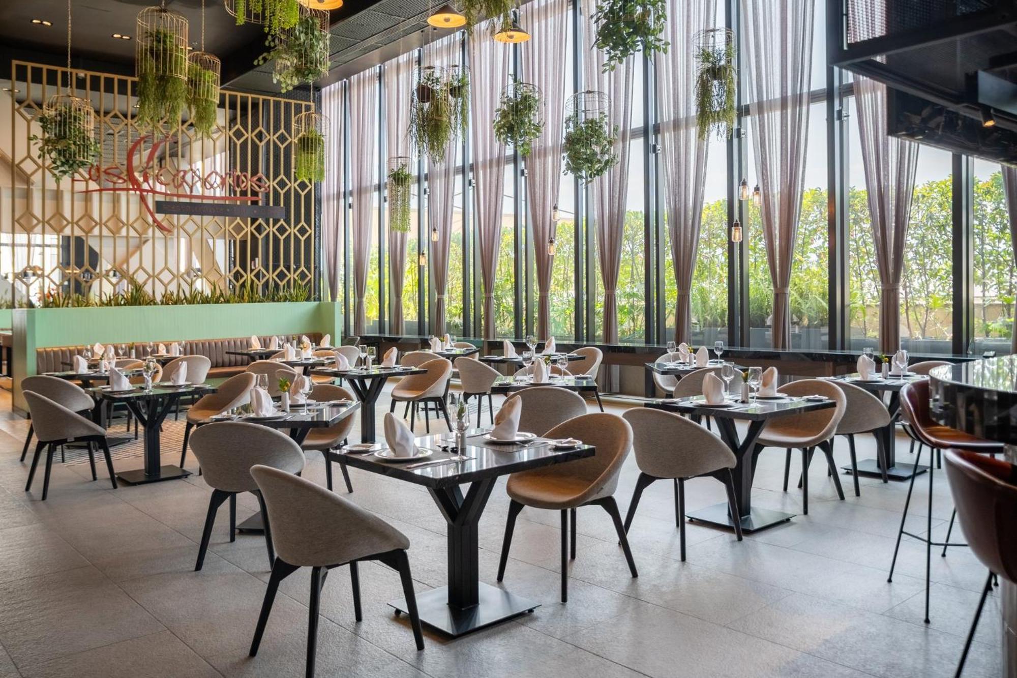 Fiesta Americana Viaducto Aeropuerto 멕시코 시 외부 사진 Restaurant interior