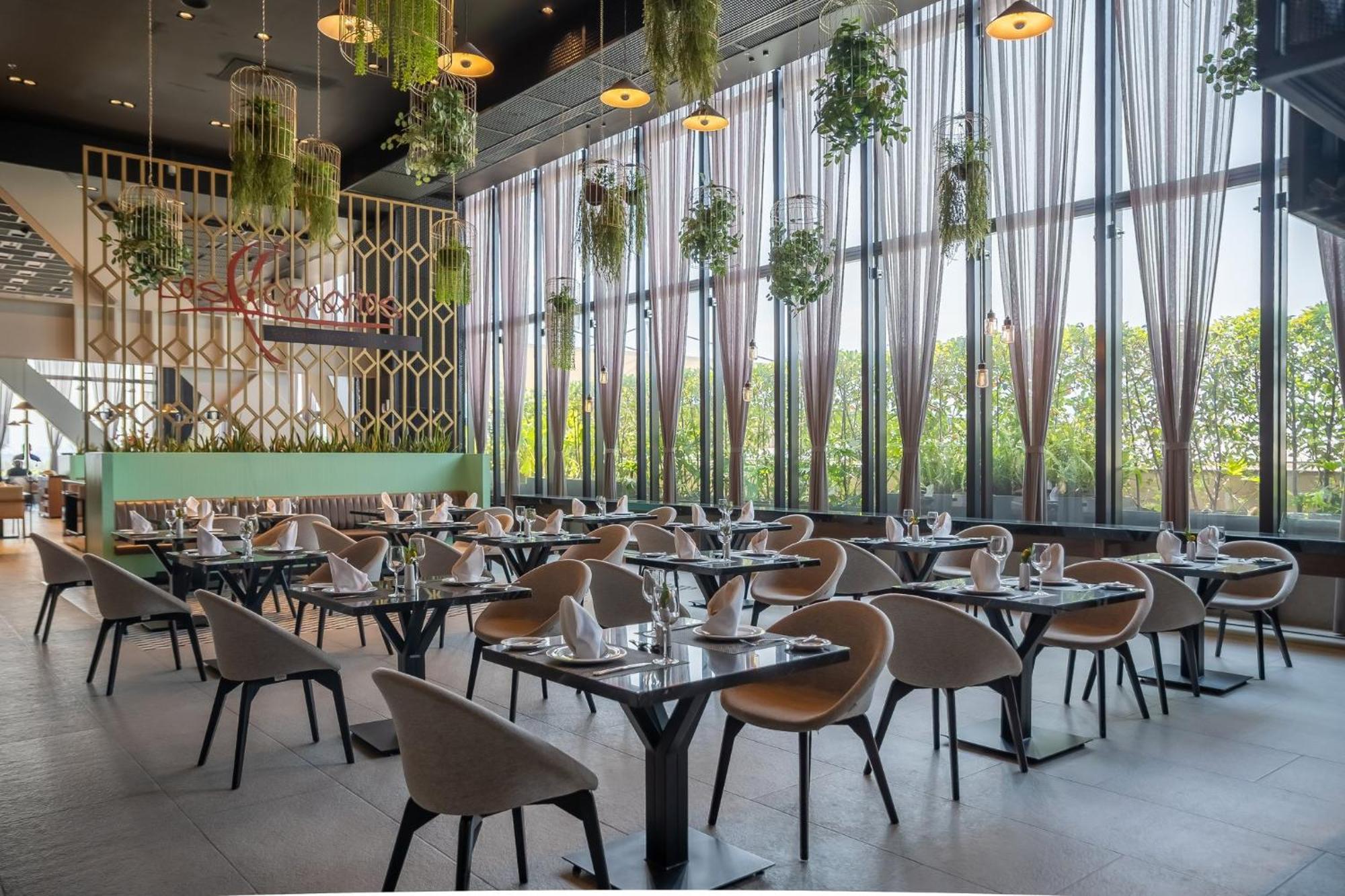 Fiesta Americana Viaducto Aeropuerto 멕시코 시 외부 사진 Restaurant interior