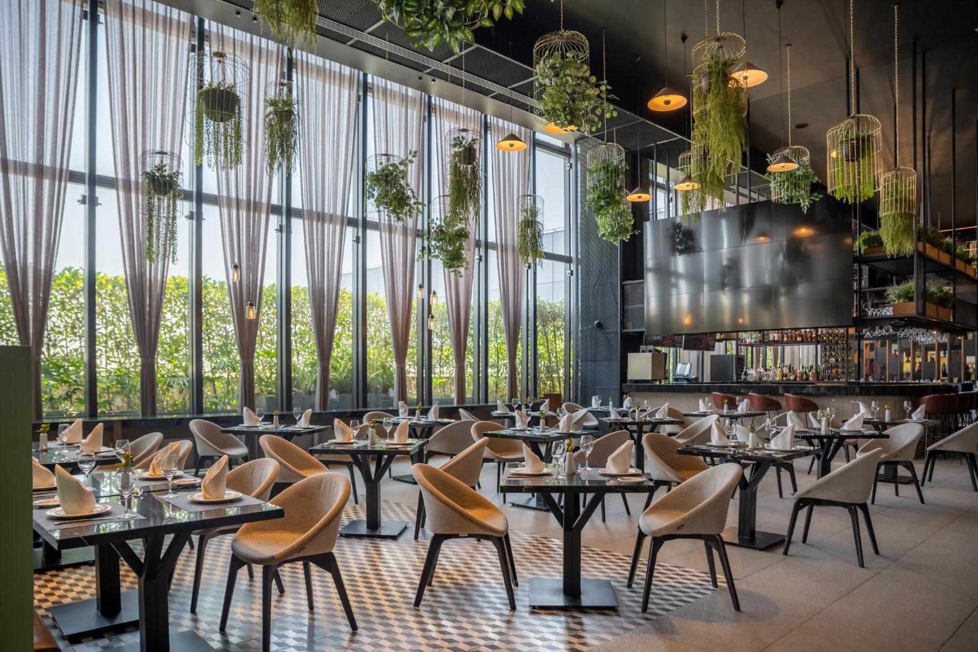 Fiesta Americana Viaducto Aeropuerto 멕시코 시 외부 사진 The interior of the restaurant